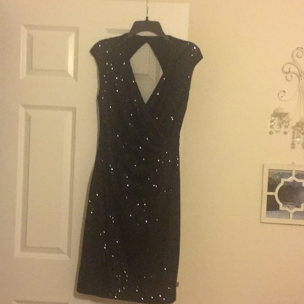 Ralph Lauren Black sequin dress